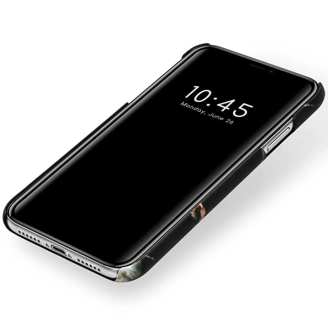 SELENCIA Coque arrière Maya iPhone 11 marbre noir mate