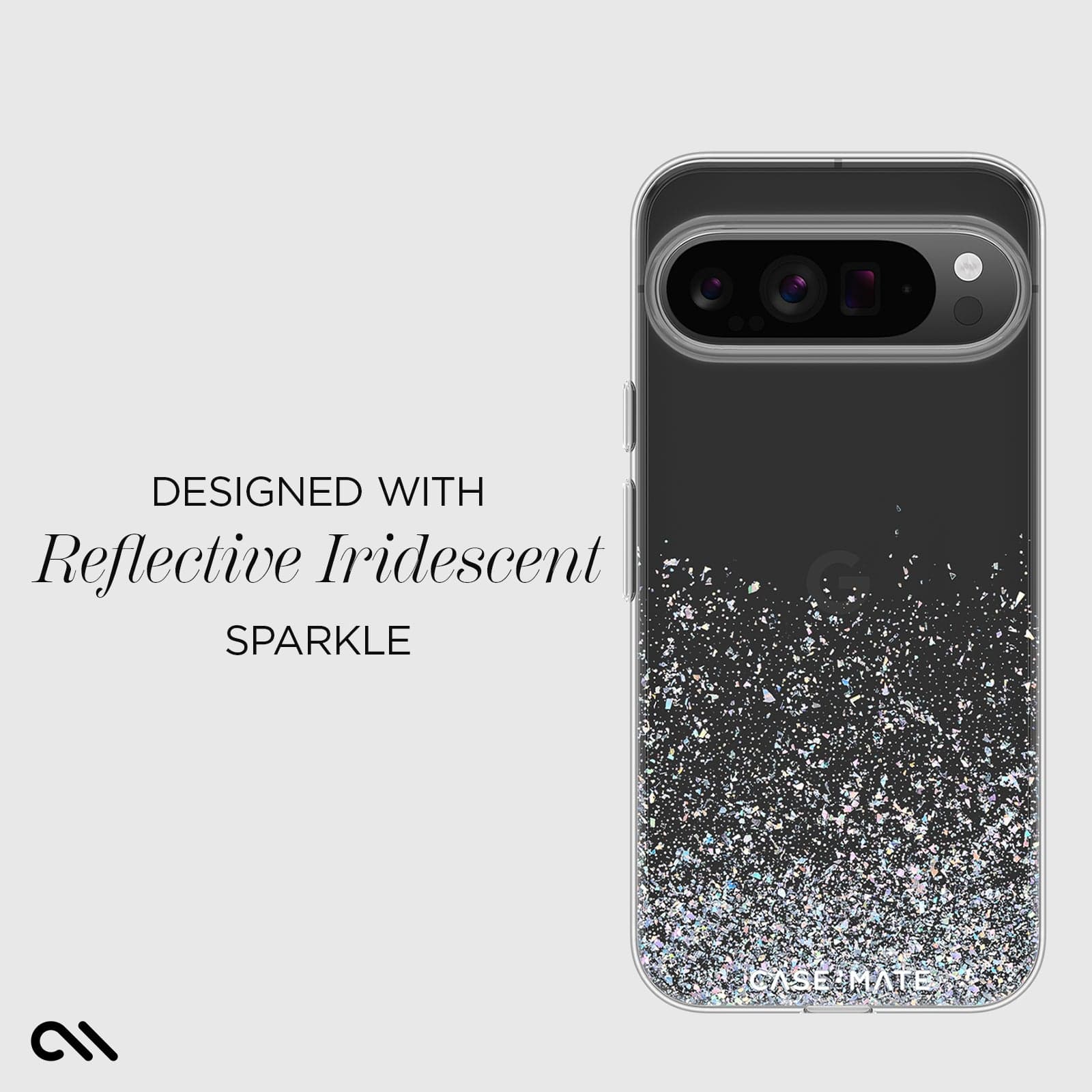 CASE-MATE Phone Cases Twinkle Ombre Disco coque Pixel 9 Pro XL paillettes