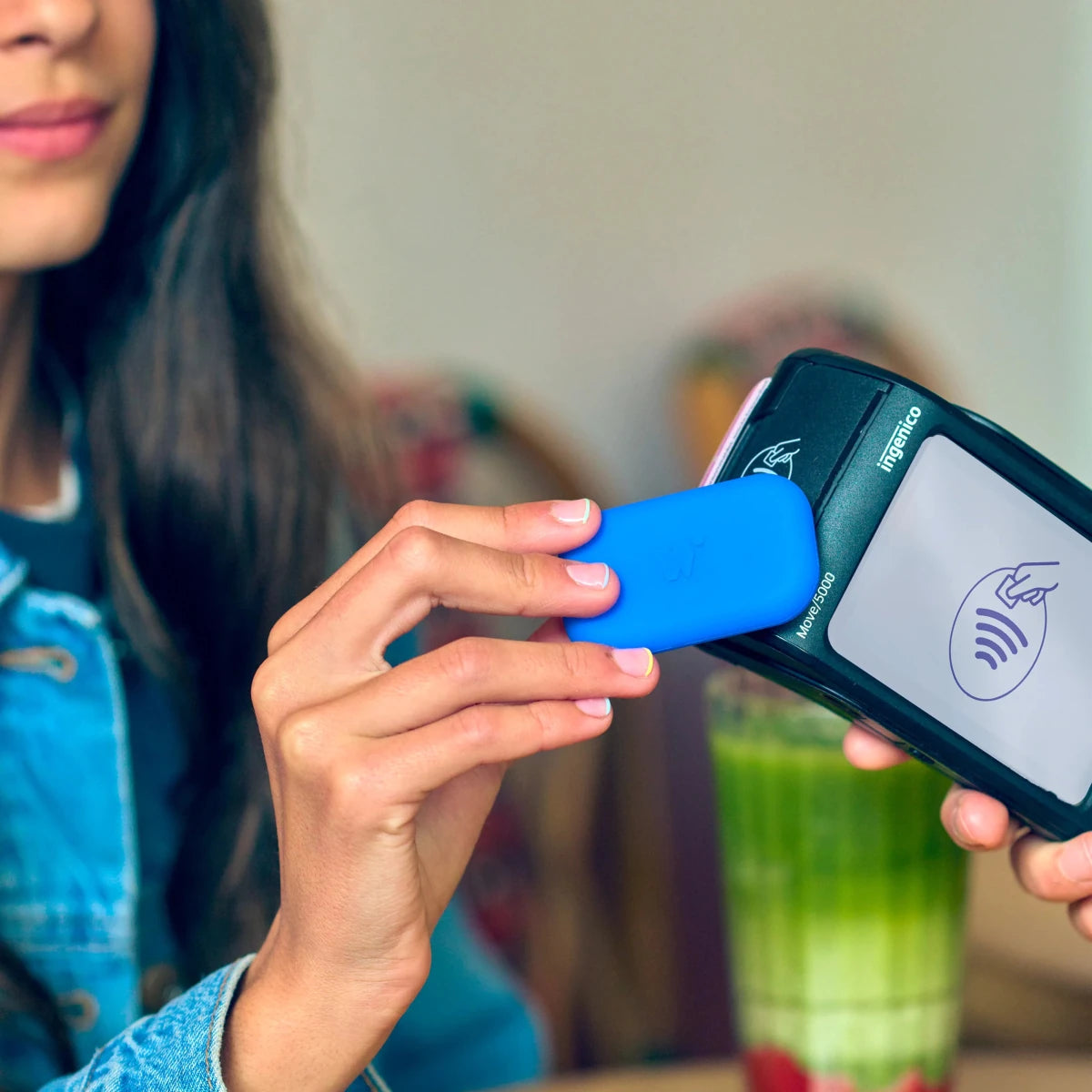 MoneyWalkie Tous les Walkies Walkie Bleu électrique paiement sans contact