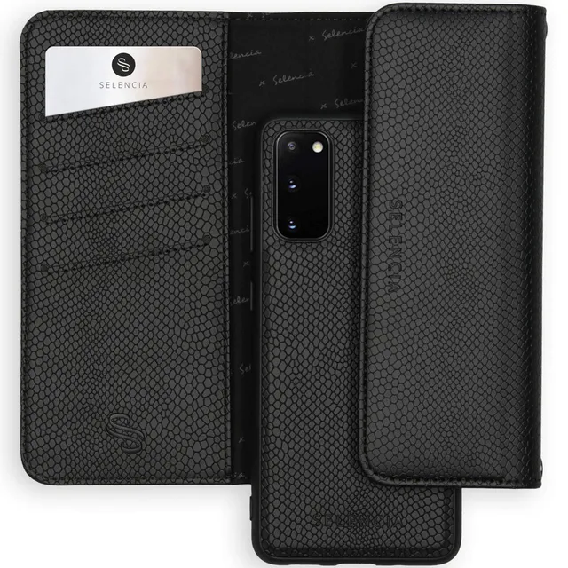 SELENCIA Pochette de protection Tierra étui Samsung Galaxy S20 noir