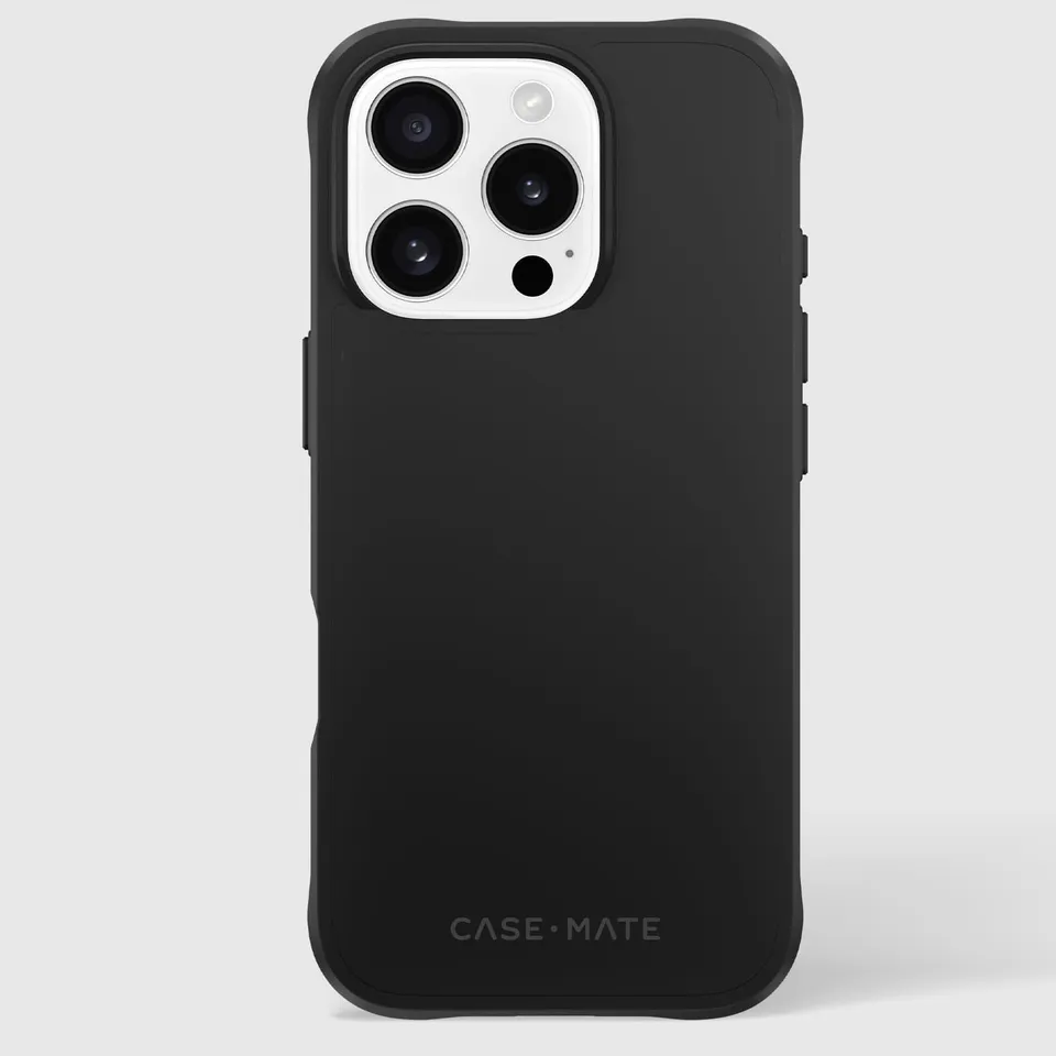 CASE-MATE Phone Cases Tough Black MagSafe coque iPhone 16 Pro noire