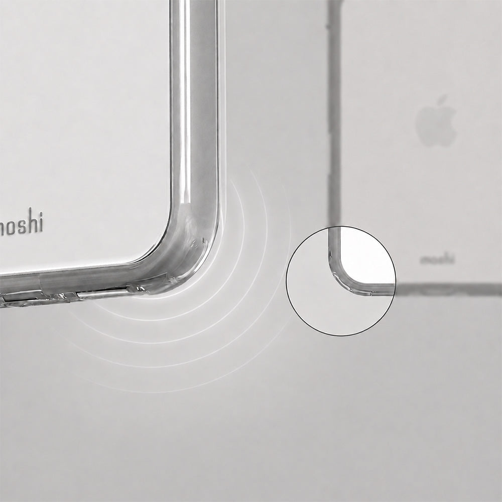 MOSHI Cases iGlaze Lite Hardshell Case coque iPhone 18 Pro Luna Silver
