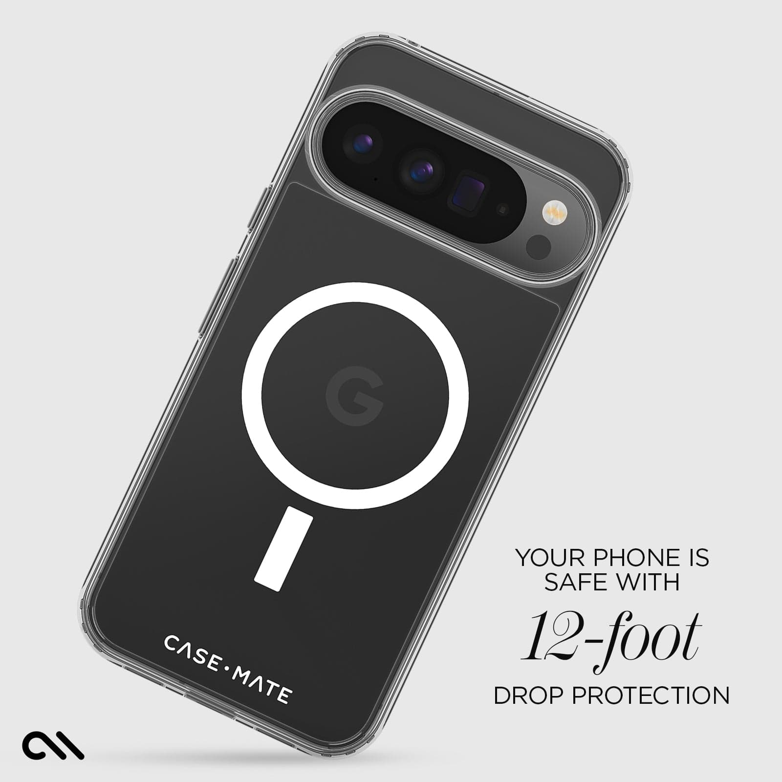 CASE-MATE Tough Clear with Magnet Pixel 10 Pro XL coque transparente