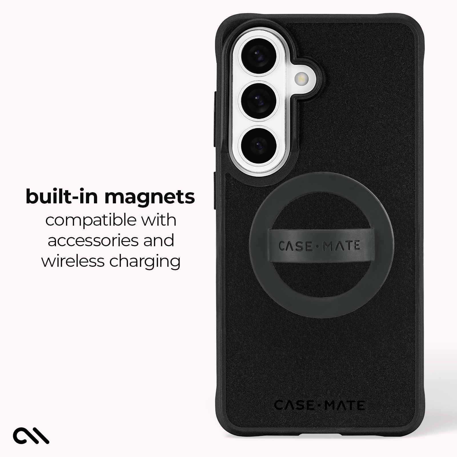 CASE-MATE Tough Black with Magnet coque Galaxy S26 noire