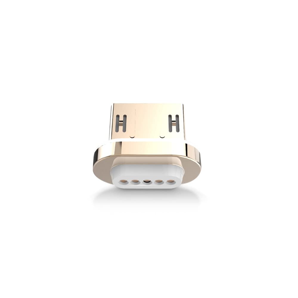 WE Cables connecteur magnétique Micro USB, lot de 2 dorés