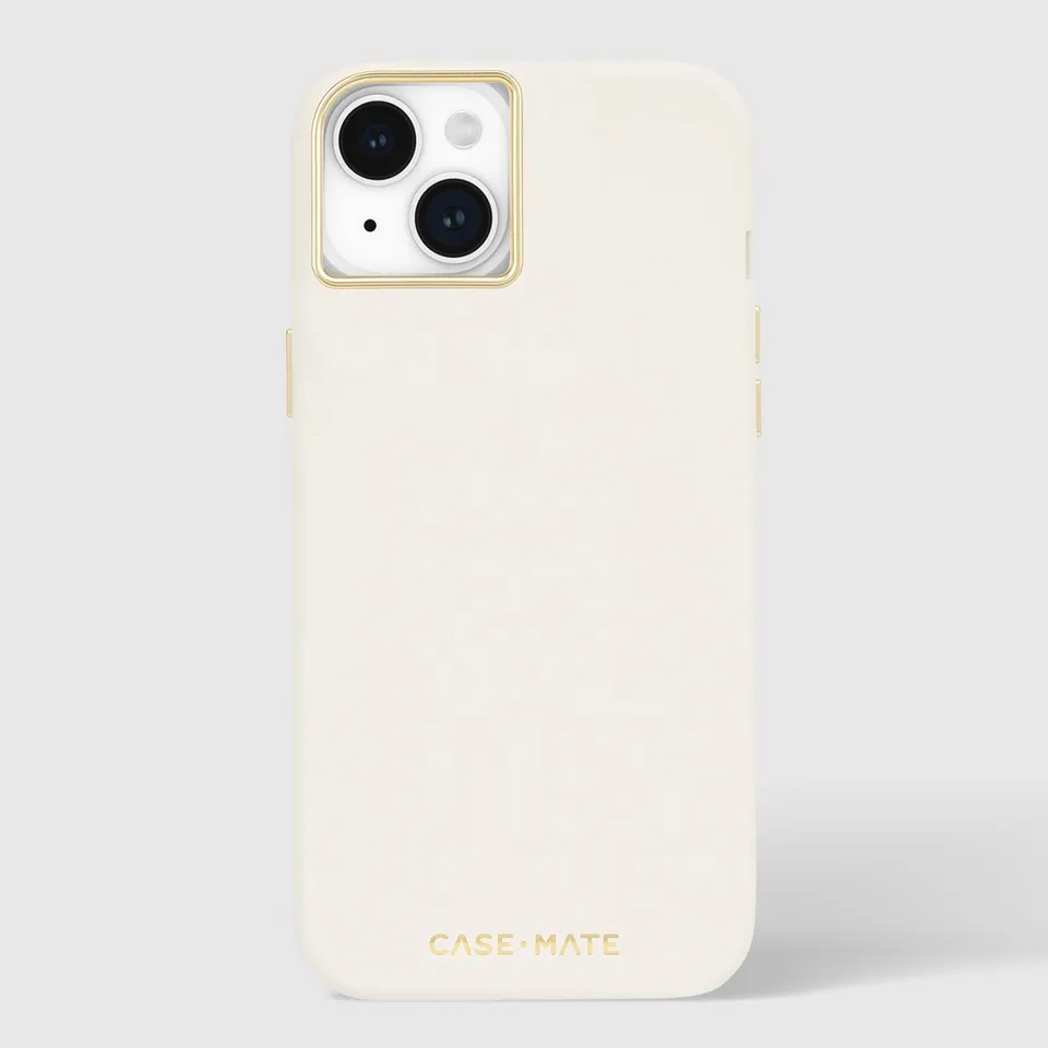 CASE-MATE Phone Cases Silicone Beige coque iPhone 15 Plus beige MagSafe