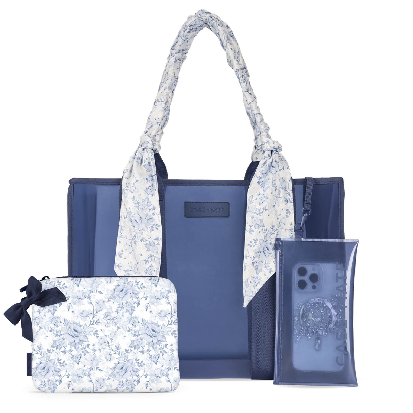Something Navy Bundles The Crinkle Jelly Bundle ensemble sac et trousse de maquillage