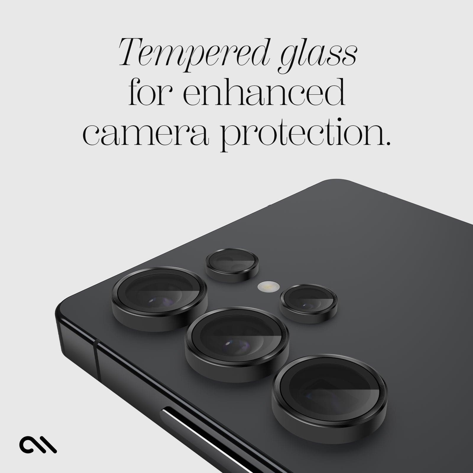 CASE-MATE Lens Protectors Camera Lens Protector protection caméra Galaxy S25 Ultra Midnight Black