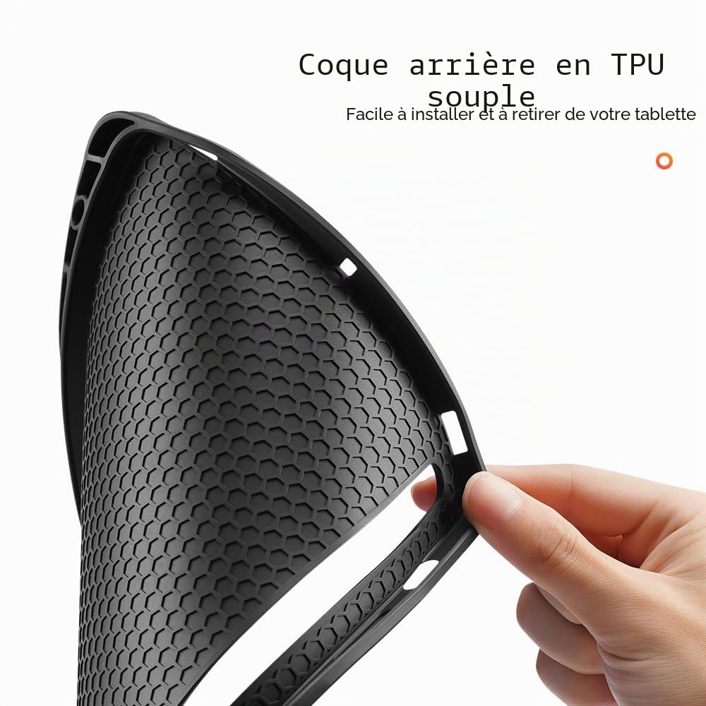 Dux Ducis Domo Series coque Samsung Tab S8 S7 11 pouces noire