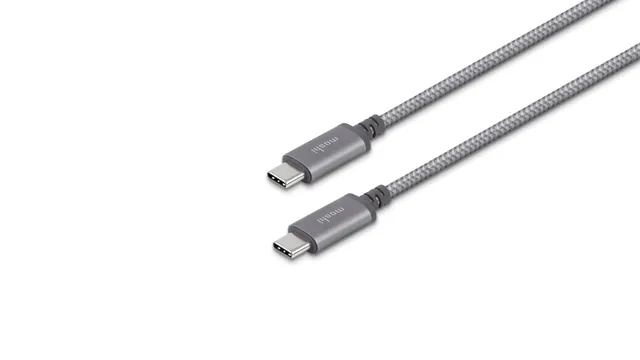 Moshi Integra™ câble USB-C 1 m argent jet 60 W