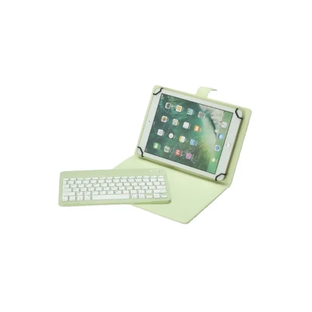 WE WE POP étui universel 9-11 pouces avec clavier Bluetooth vert Azerty