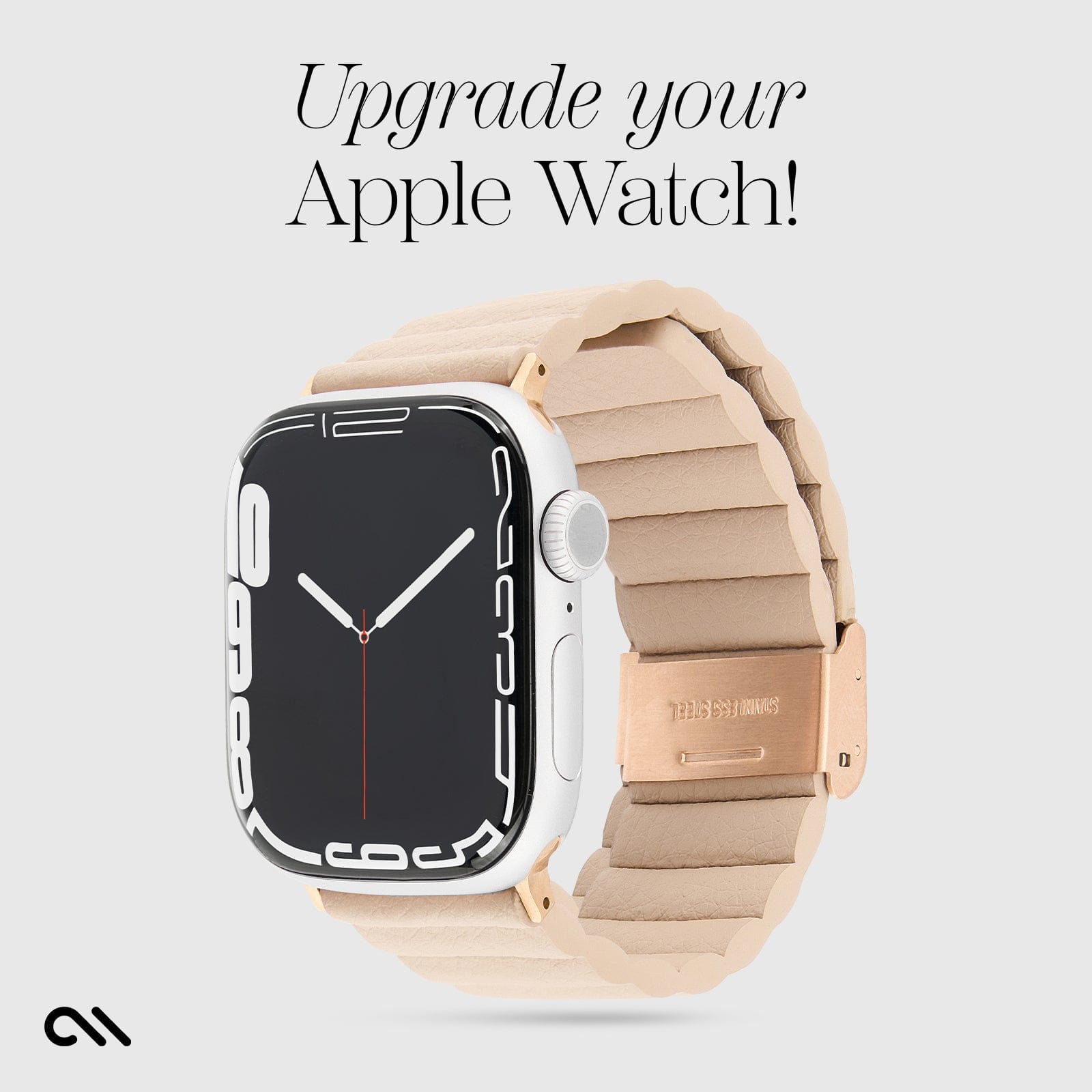 CASE-MATE Apple Watch Bands & Bumpers Signature Ridge Band bracelet Apple Watch beige 39-42 mm