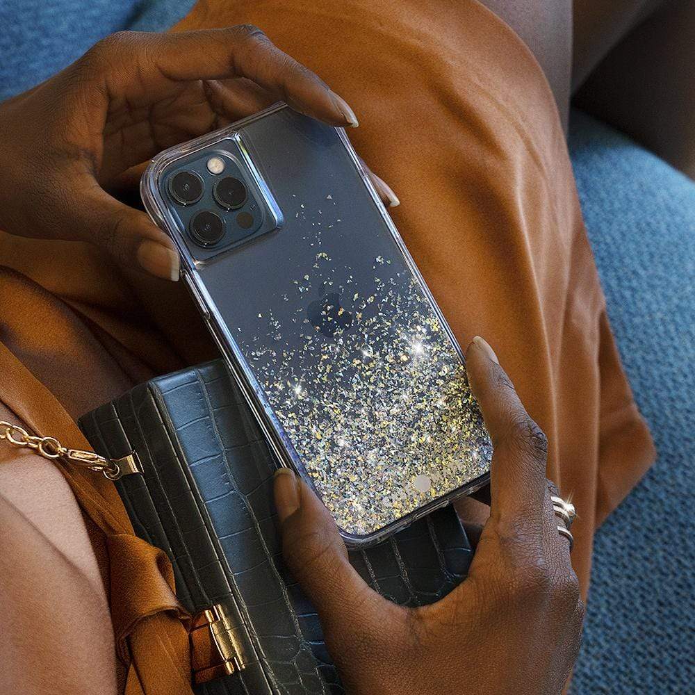 CASE-MATE Twinkle Ombre coque iPhone 12 / 12 Pro confettis