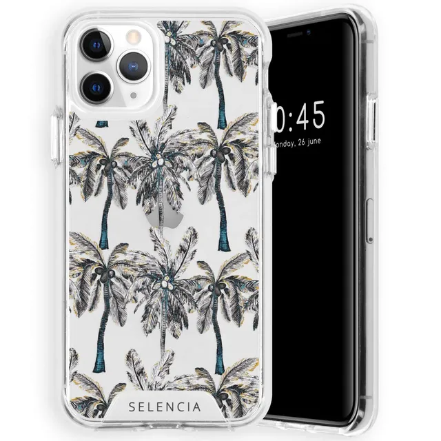 SELENCIA Zarya Fashion Back Cover coque iPhone 11 Pro Palmtree antichoc