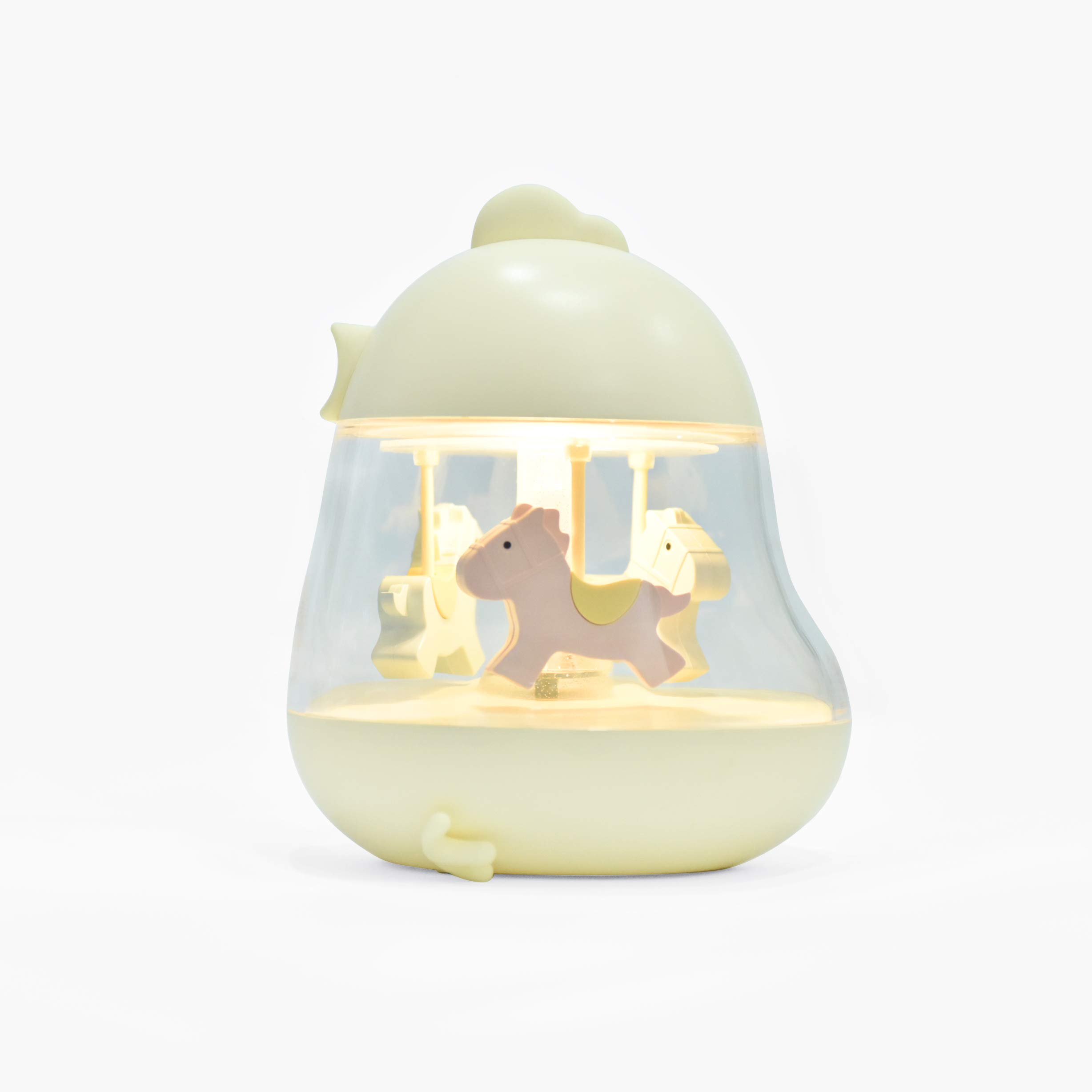 WE WEKIDS veilleuse musicale poussin carrousel rechargeable 7 couleurs