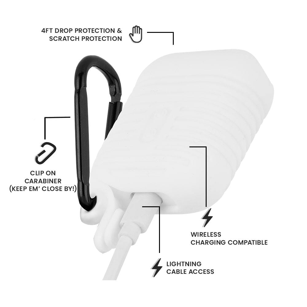 CASE-MATE AirPods Cases Tough étui AirPods blanc