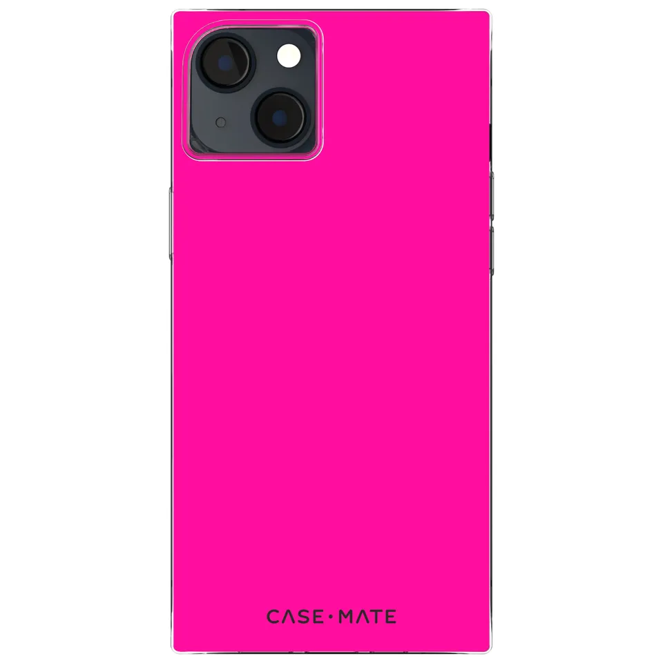 CASE-MATE Phone Cases BLOX Neon Watermelon MagSafe coque iPhone 14 Plus rose vif