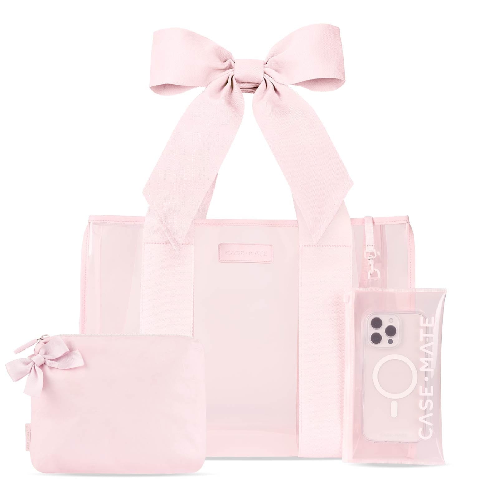 CASE-MATE Bundles The Crinkle Jelly Bundle sac et trousse Ballet Pink