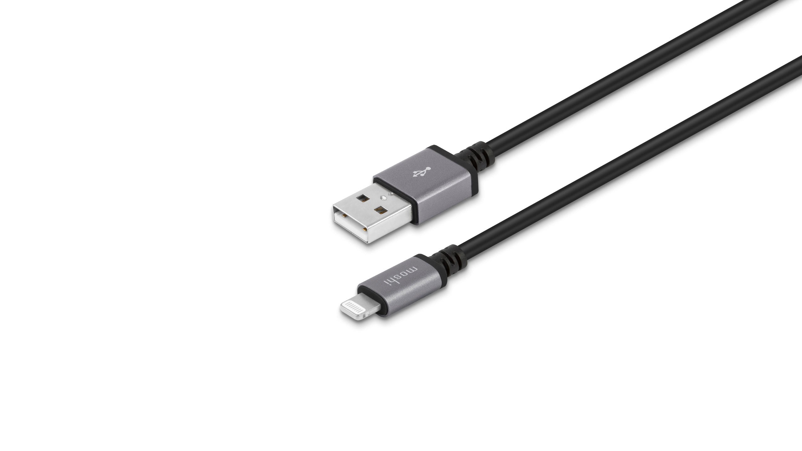 MOSHI Cables and Adapters USB-A to Lightning Charge & Sync Cable câble 3 m noir