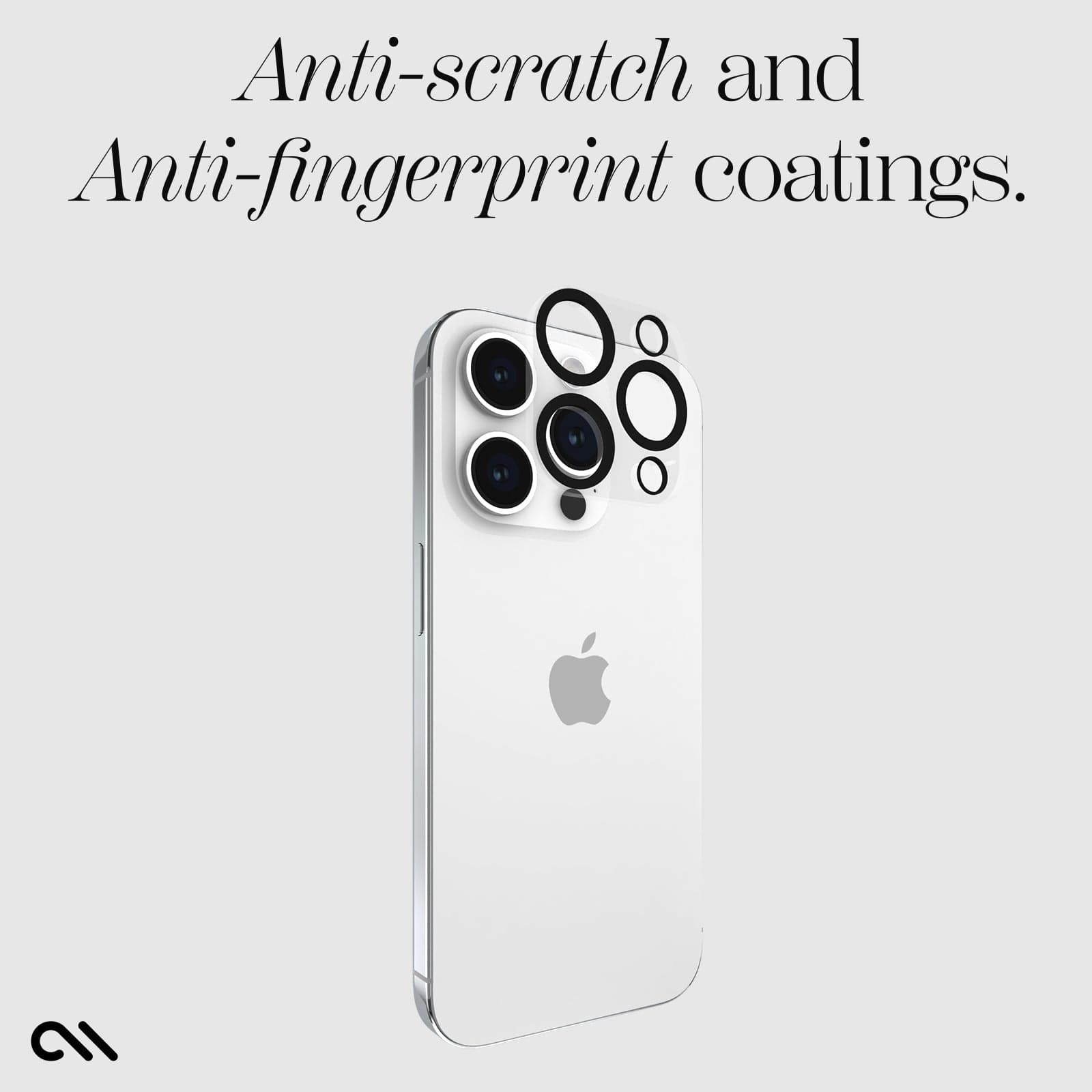 CASE-MATE Lens Protectors Glass Camera Lens Protector verre caméra iPhone 15 Pro / 15 Pro Max