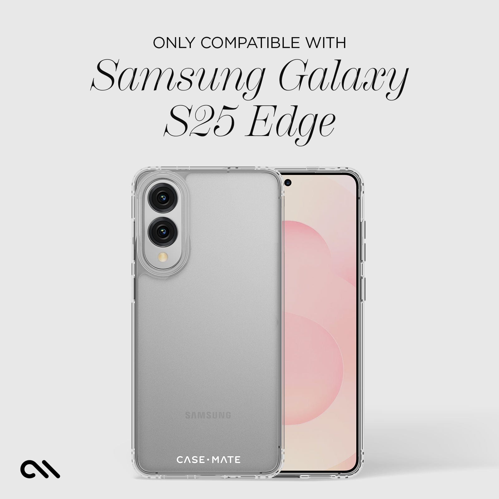 CASE-MATE Tough Clear coque Galaxy S25 Edge transparente antichoc