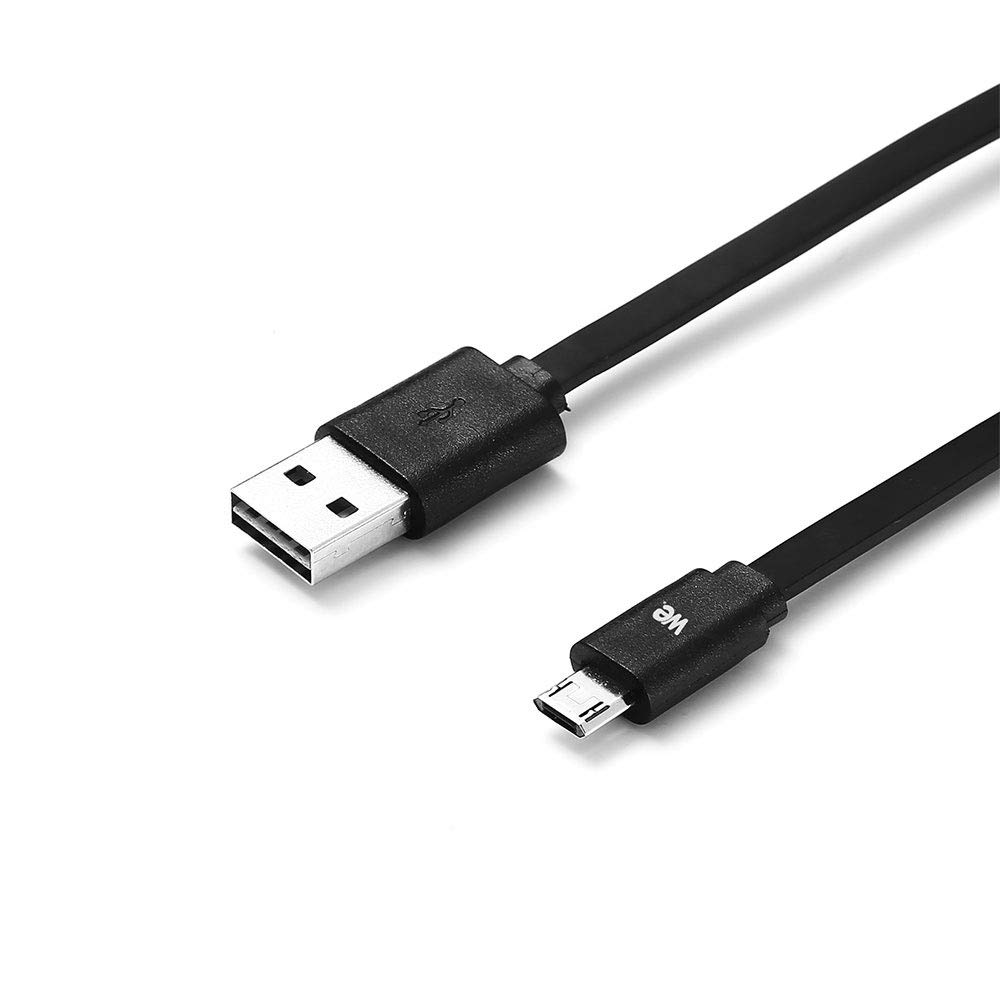 WE Cables câble Micro USB plat réversible 1 m bleu charge rapide