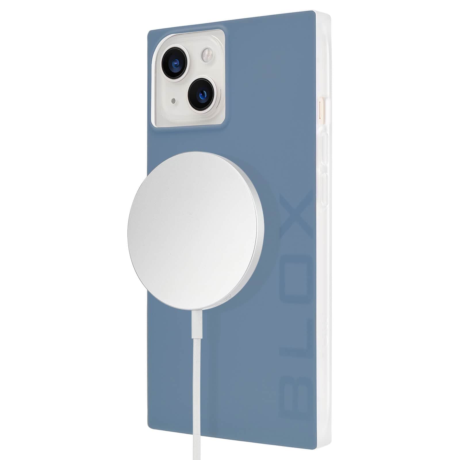 CASE-MATE Phone Cases BLOX Matte Ink coque iPhone 13 bleu MagSafe