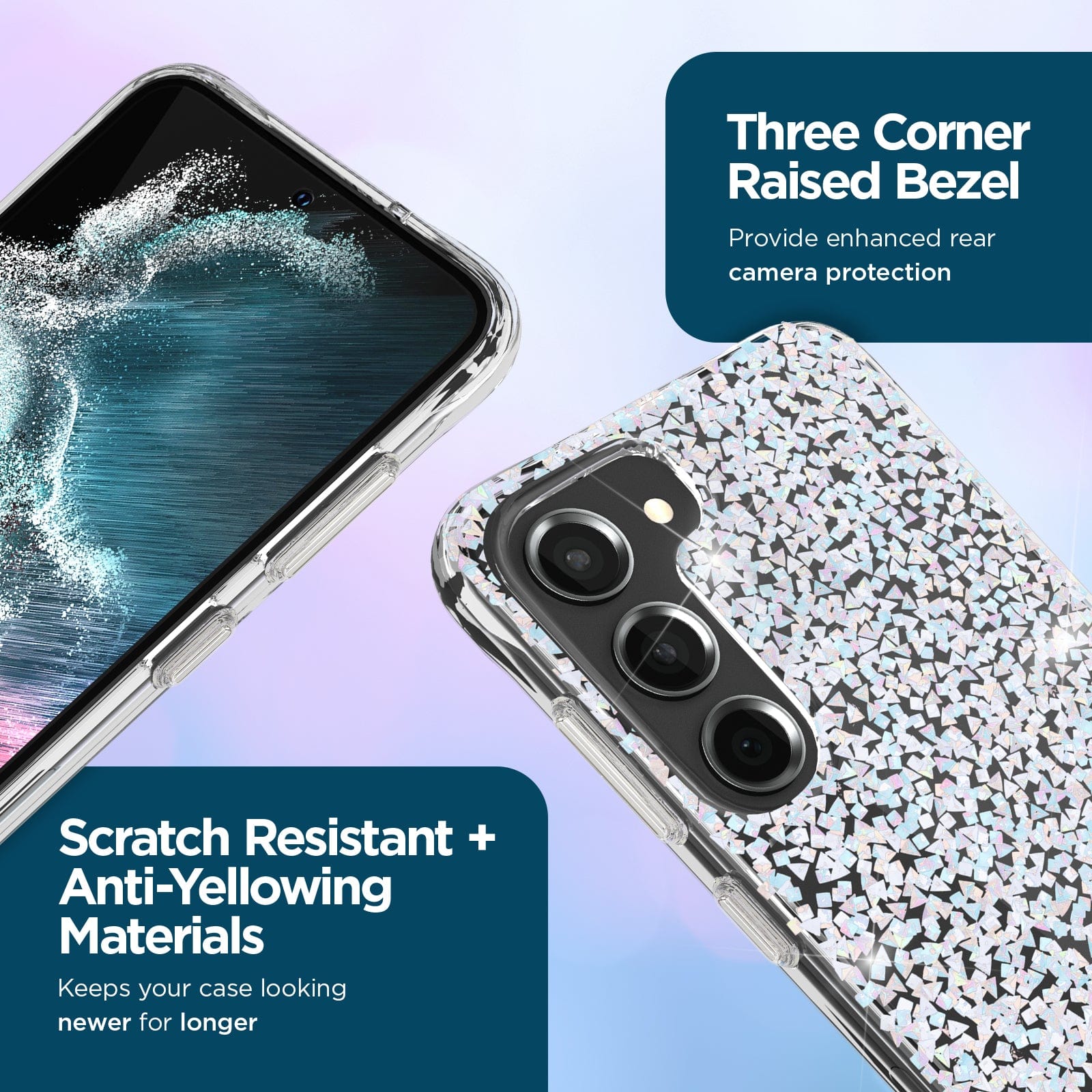 CASE-MATE Twinkle Diamond coque Galaxy S23 Twinkle Diamond recyclée