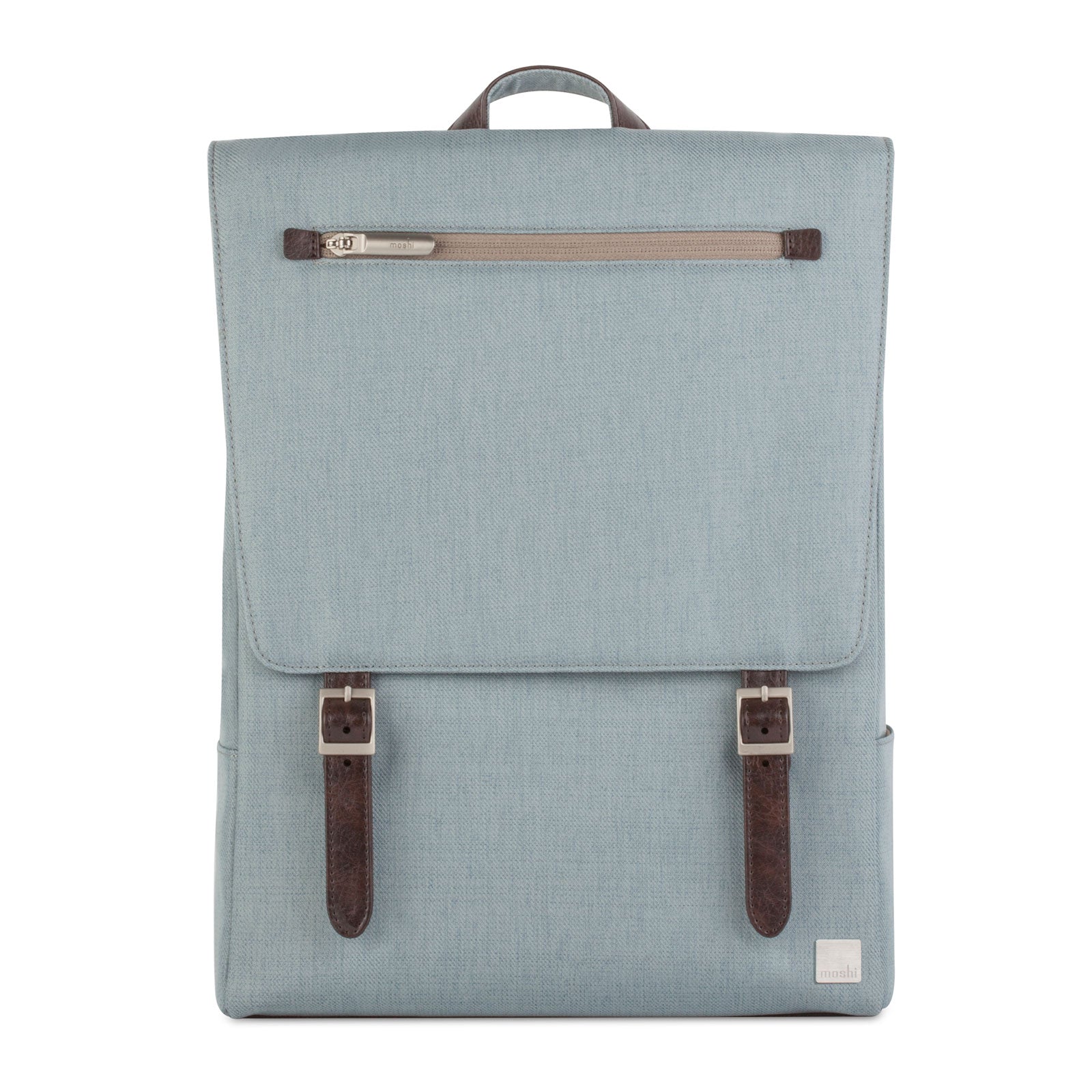 MOSHI Bags Helios Lite Slim Laptop Backpack sac à dos Herringbone Gray 13 pouces résistant aux intempéries