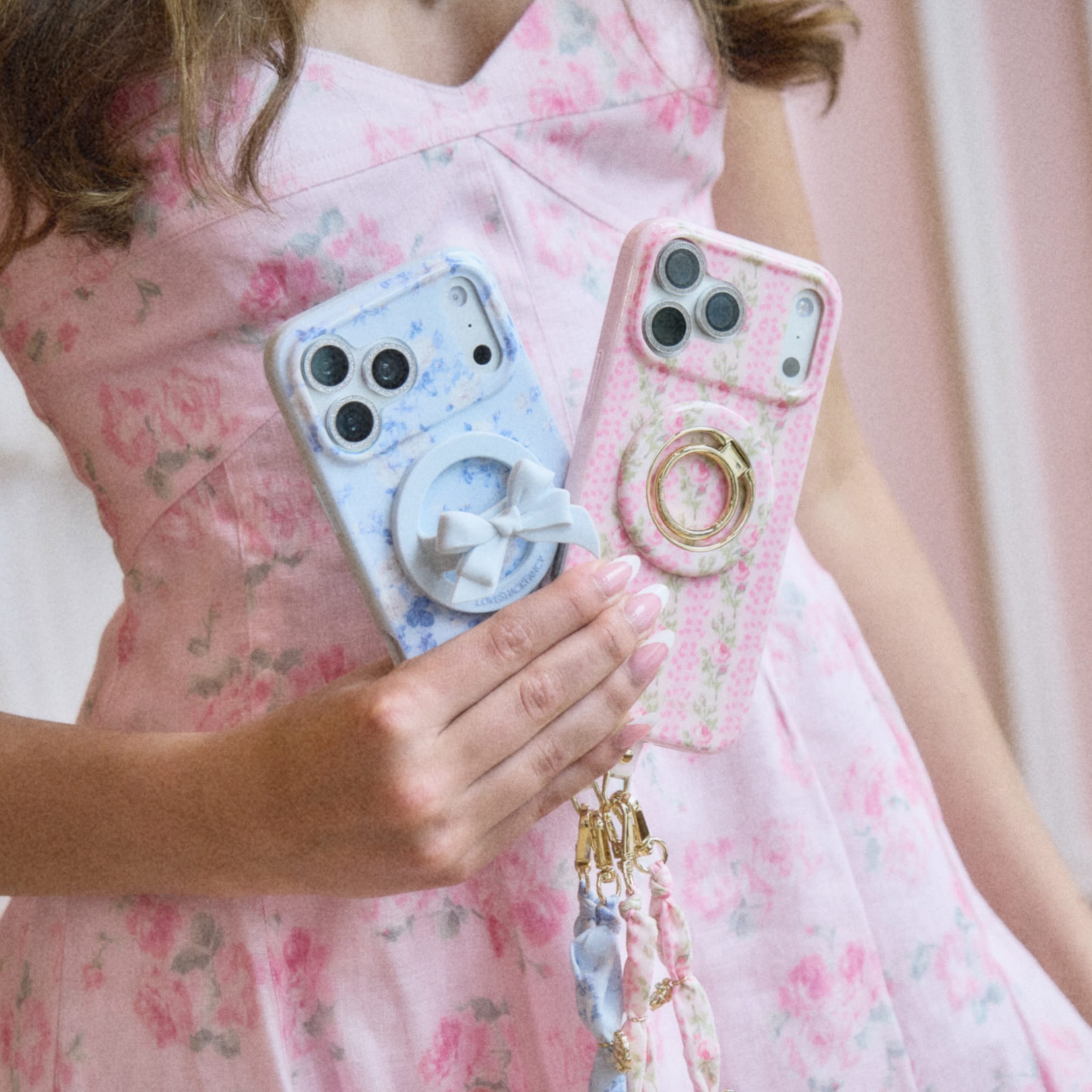 CASE-MATE x LoveShackFancy Blooming Heirloom MagSafe coque iPhone 17 Pro