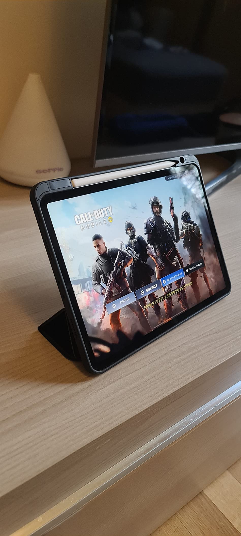 Dux Ducis Magi Series coque iPad Pro 12,9 pouces noire détachable