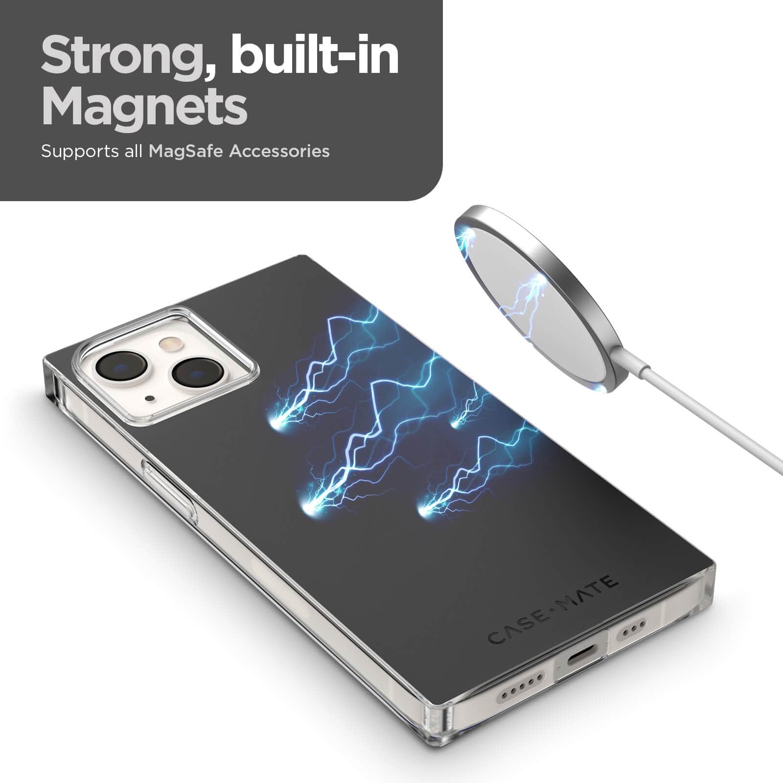 CASE-MATE BLOX Matte Black MagSafe coque iPhone 14 Plus noire mate