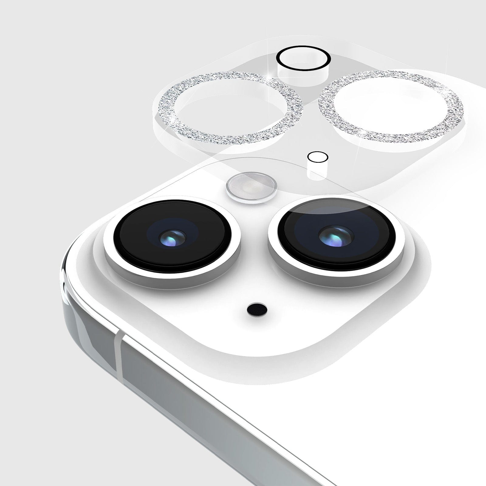 CASE-MATE Lens Protectors Glass Camera Lens Protector Twinkle verre iPhone 15 / 15 Plus