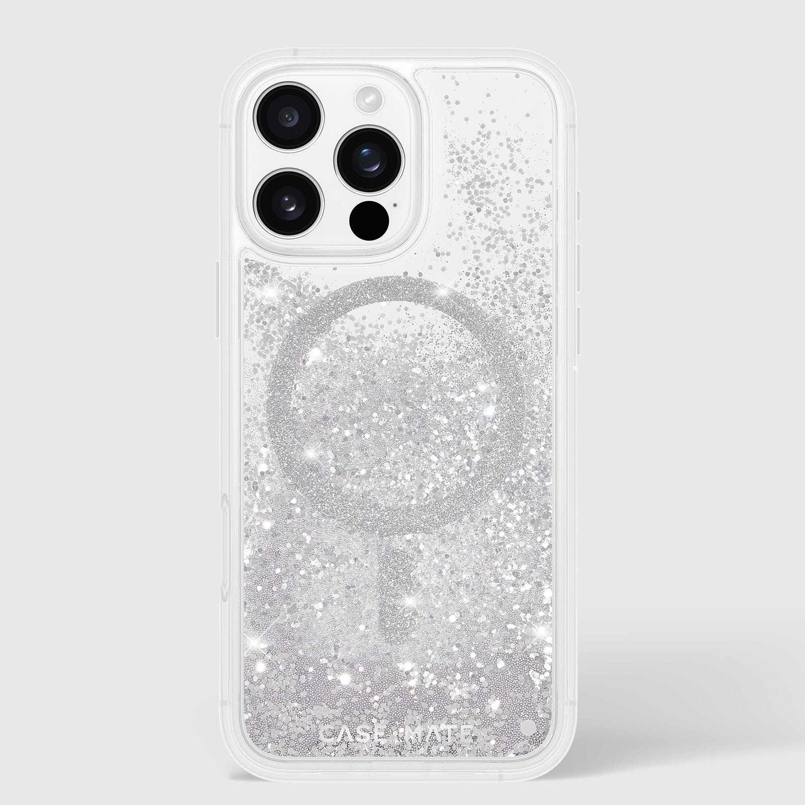 CASE-MATE Phone Cases Waterfall Silver MagSafe coque iPhone 16 Pro Max argent