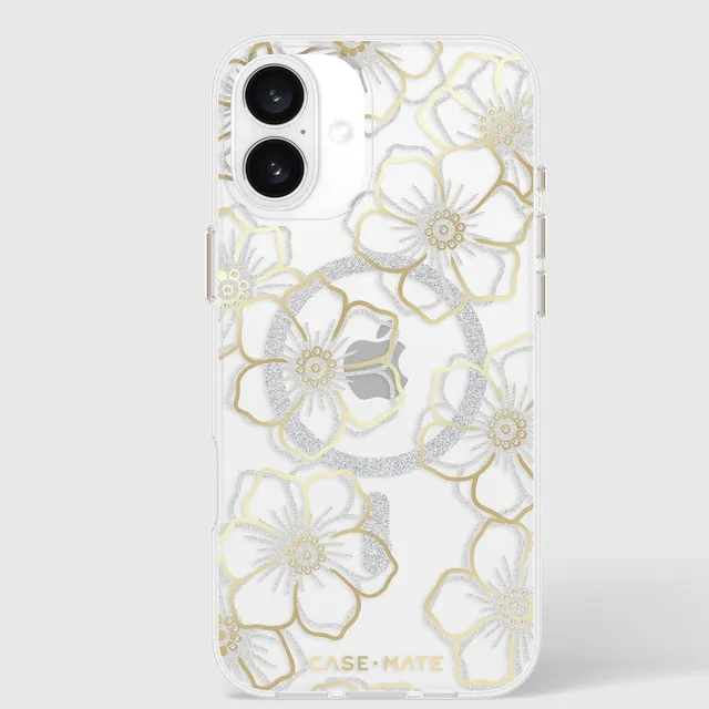 CASE-MATE Phone Cases Floral Gems MagSafe coque iPhone 16 Plus florale
