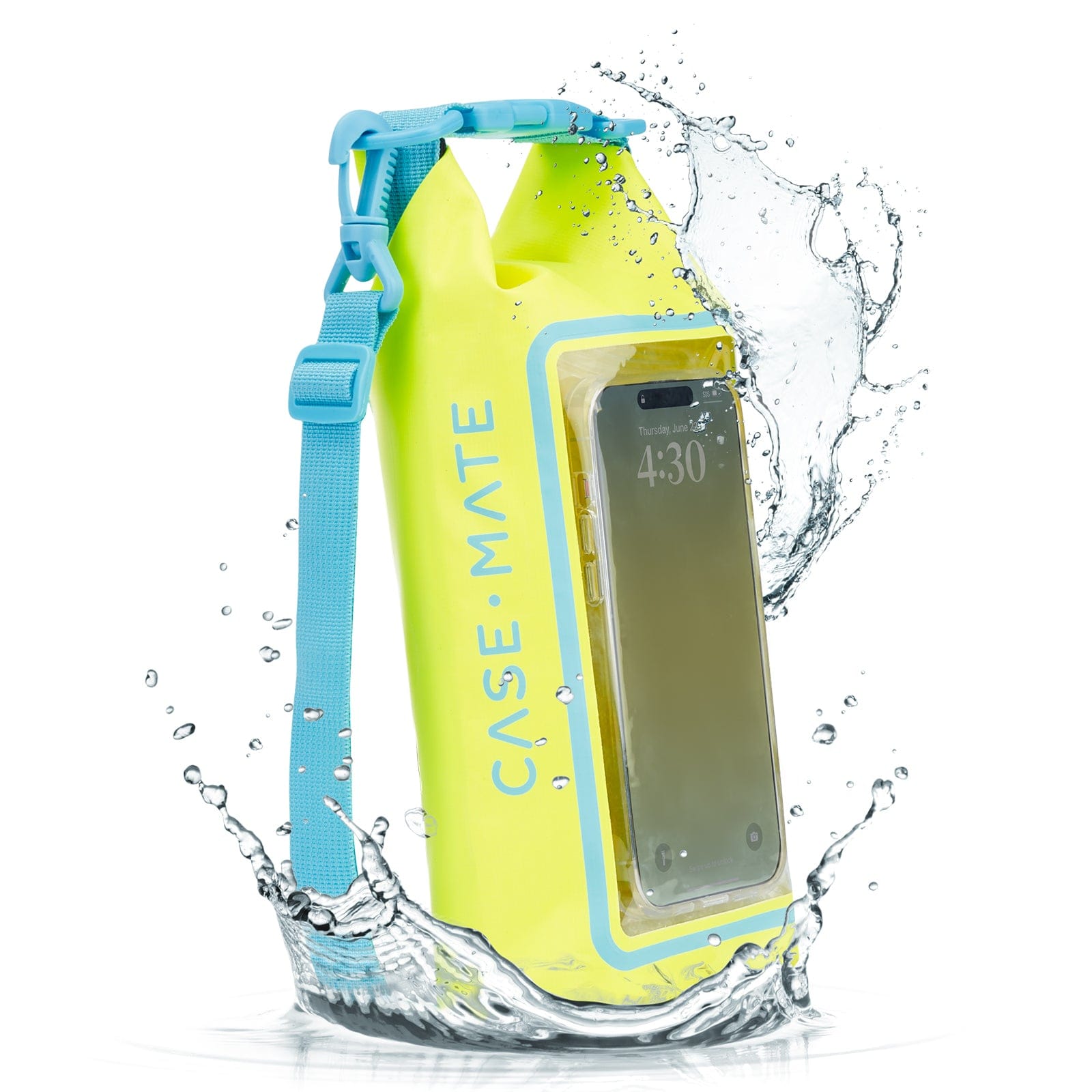 CASE-MATE Pouches Waterproof Phone Bucket Bag sac étanche multicolore à fermeture roulée