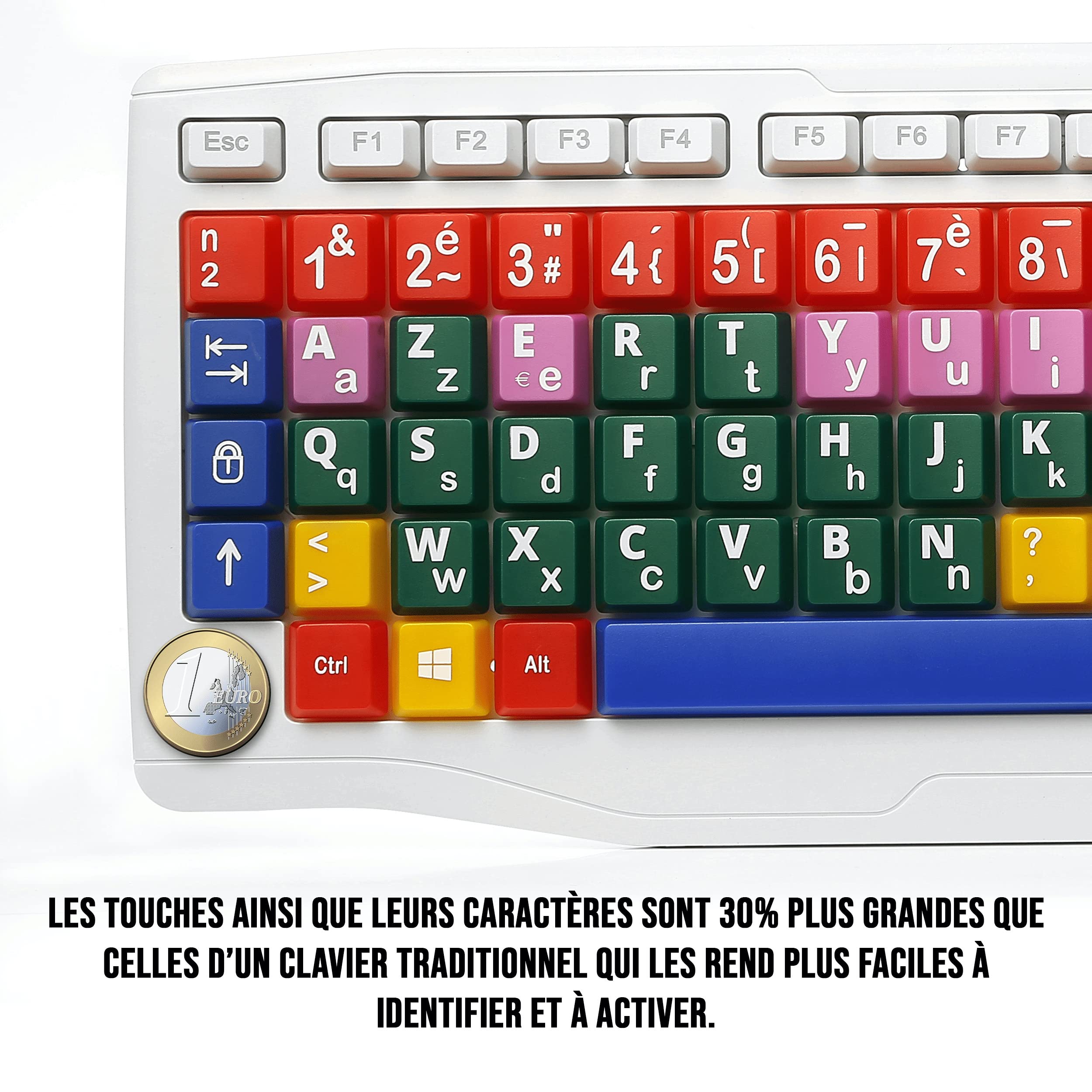 WE Informatique Wekcla clavier AZERTY enfant 84 touches USB