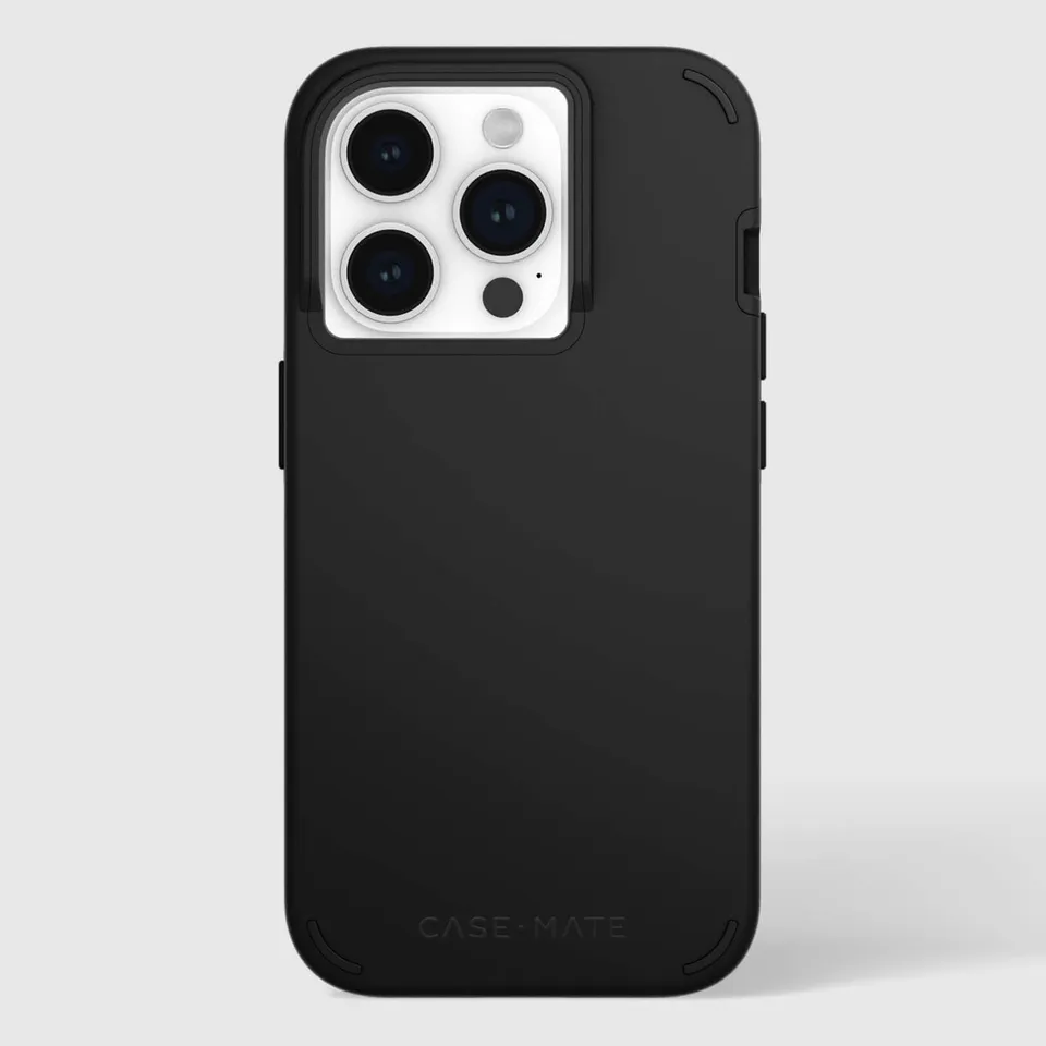 CASE-MATE Phone Cases Tough Duo coque iPhone 15 Pro noire antichoc