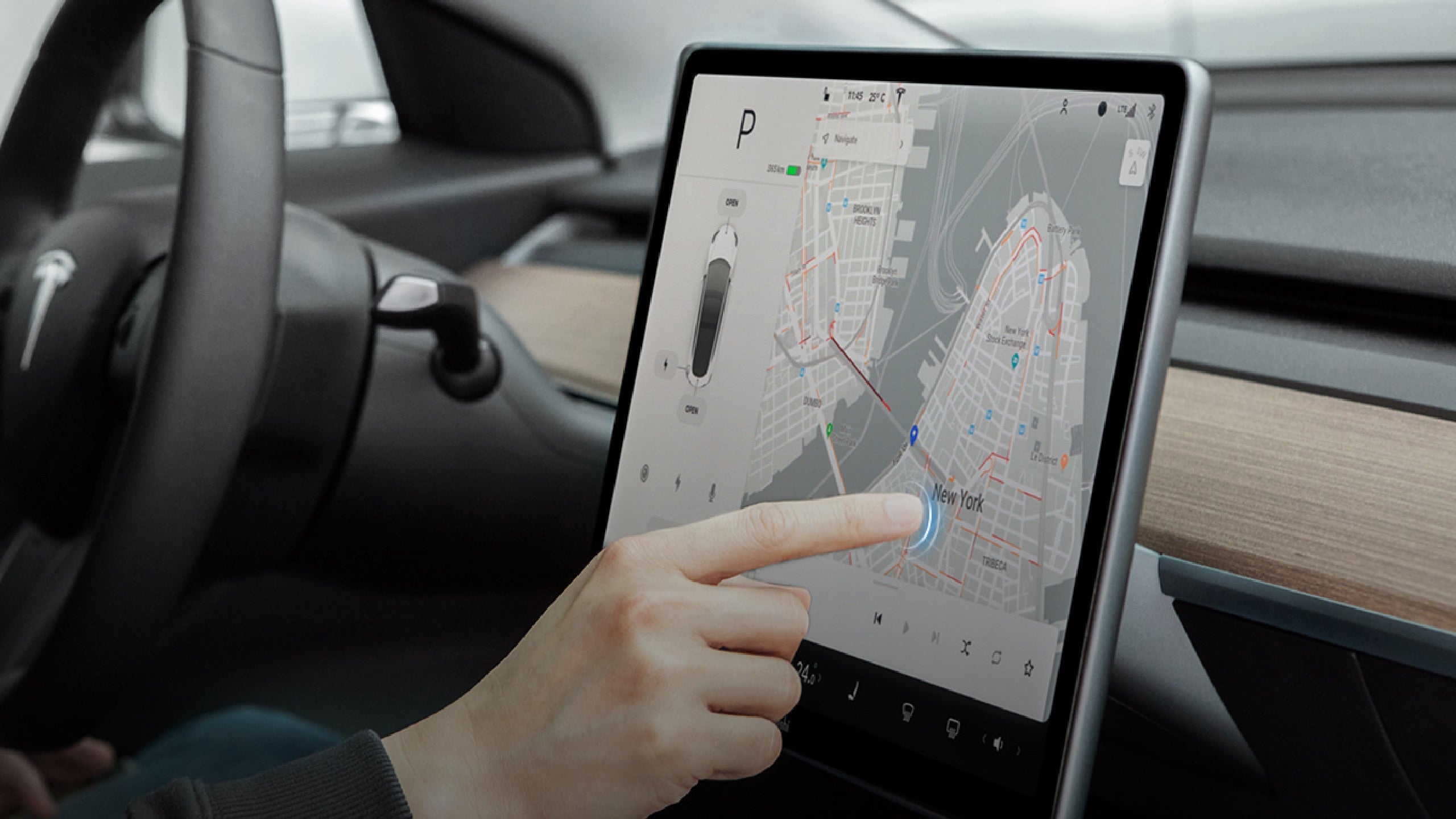 Moshi Screen Protectors iVisor XT for Model 3/Y film protecteur Tesla Model 3/Y transparent
