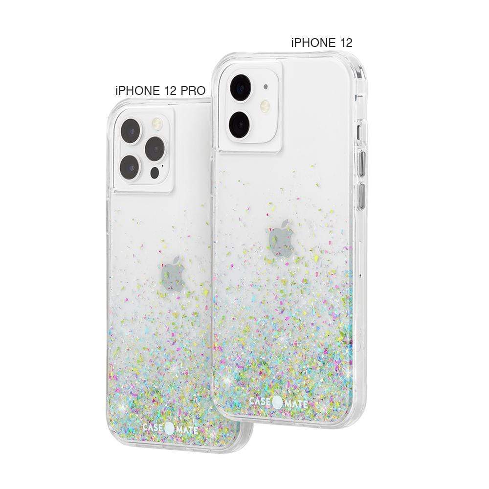 CASE-MATE Twinkle Ombre coque iPhone 12 / 12 Pro confettis