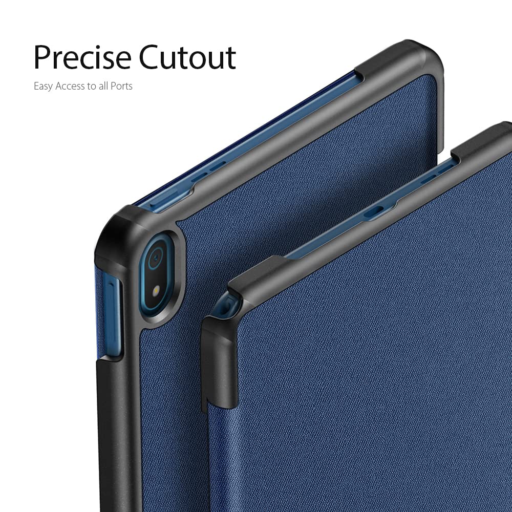 Dux Ducis Domo Series coque Nokia T20 2021 bleue support
