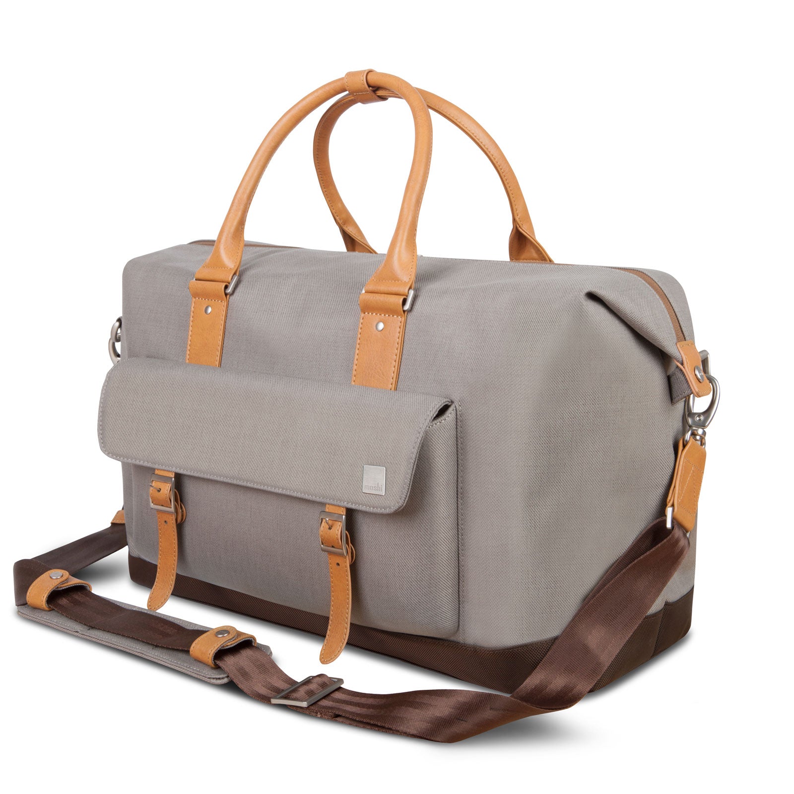 Moshi Bags Vacanza Weekender Travel Bag sac de voyage gris titane compartiment ordinateur 15 pouces