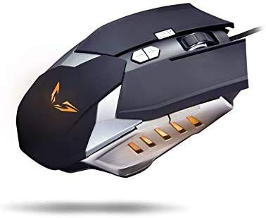 WE GAMIUM souris gamer filaire noire argent 8 boutons 4 niveaux DPI