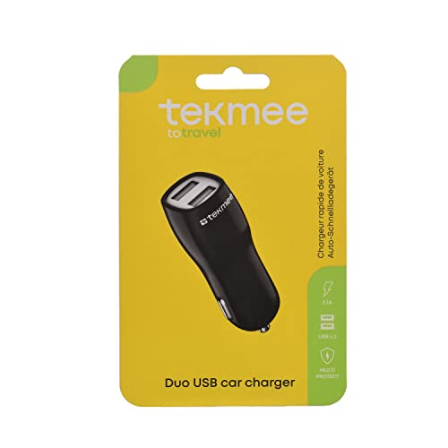 Tekmee Chargeurs de voiture chargeur USB-C et USB-A 20 W