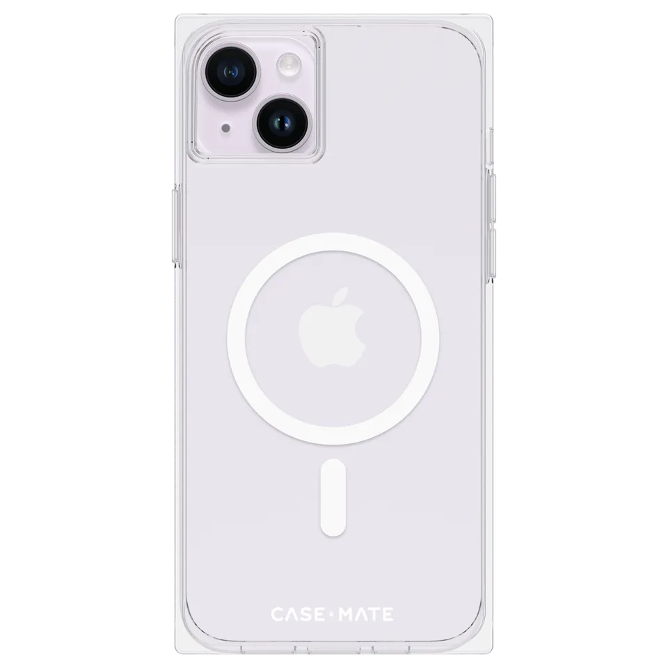 CASE-MATE BLOX Clear MagSafe coque iPhone 14 transparente aimantée