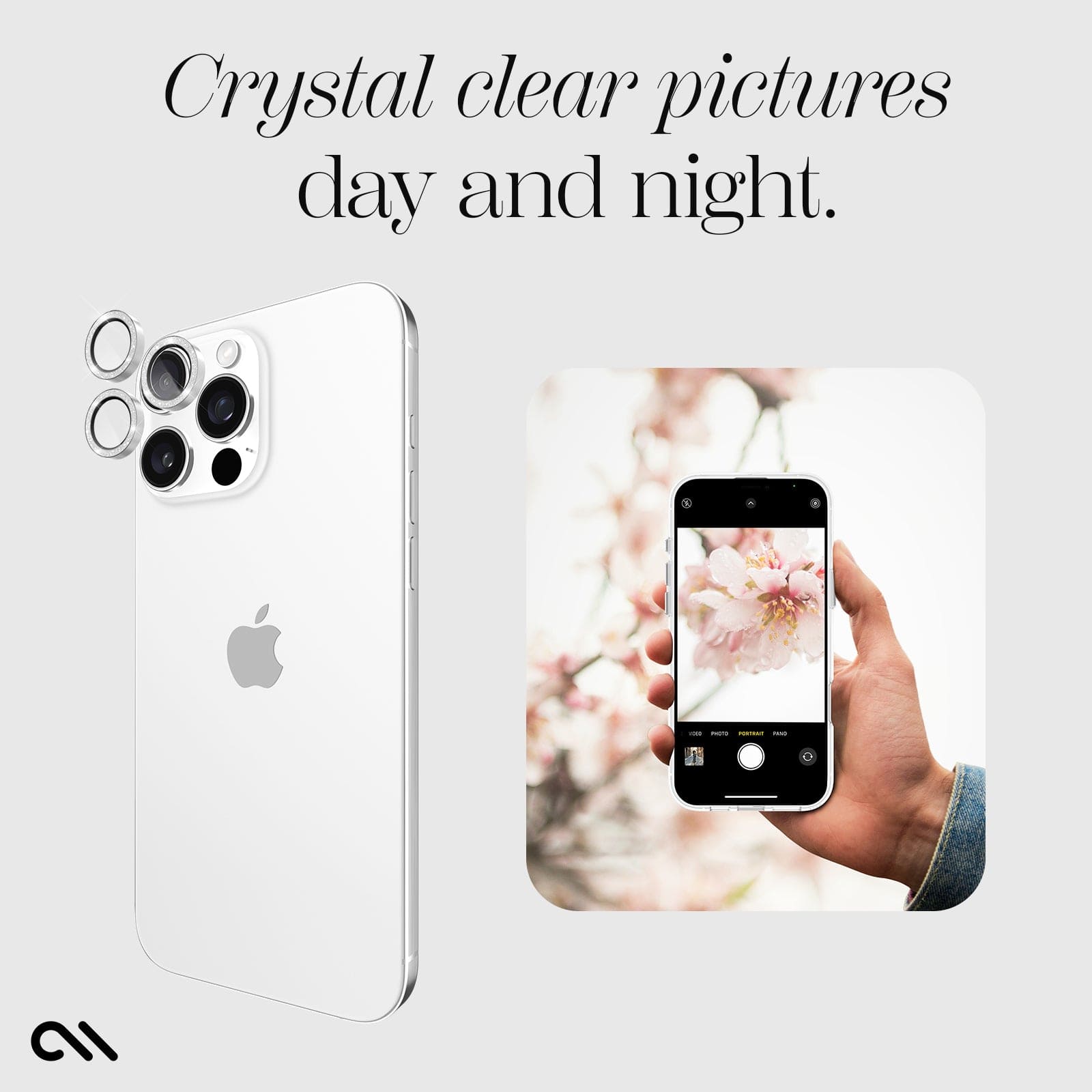 CASE-MATE Twinkle Camera Lens Protector protège-objectif iPhone 16 Pro / Pro Max