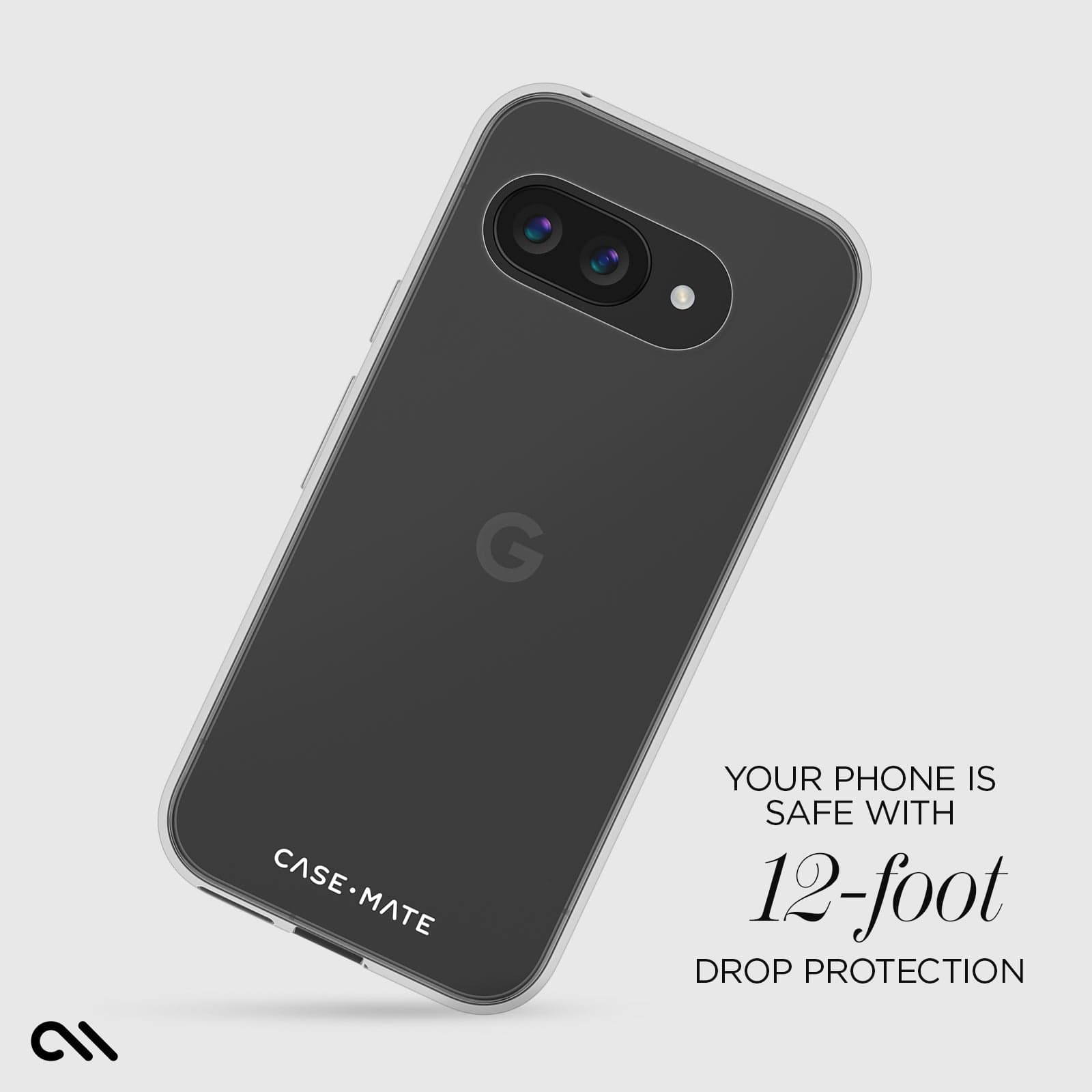 CASE-MATE Phone Cases Tough Clear coque Pixel 9a transparente antichoc