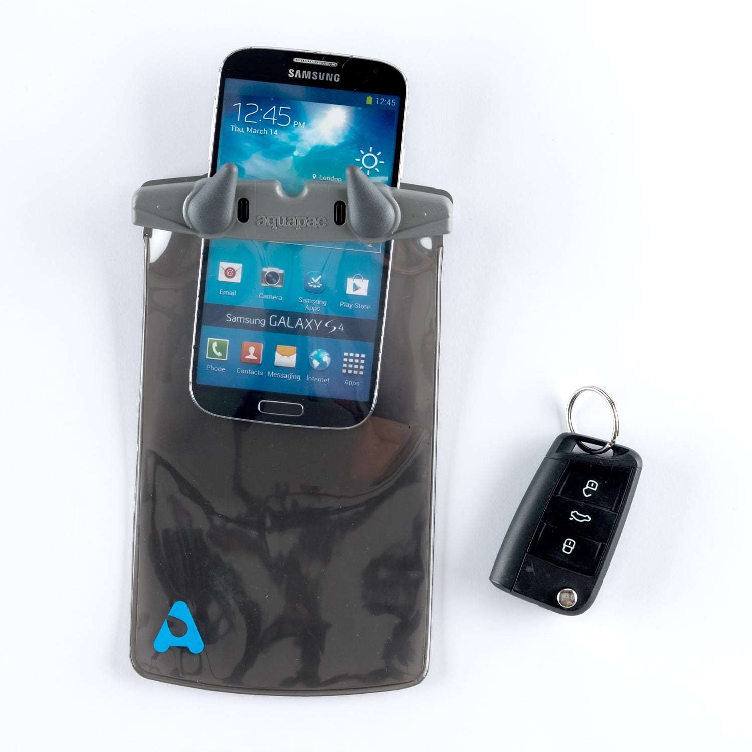 Aquapac Phones Passport & Phone Case étui étanche gris transparent