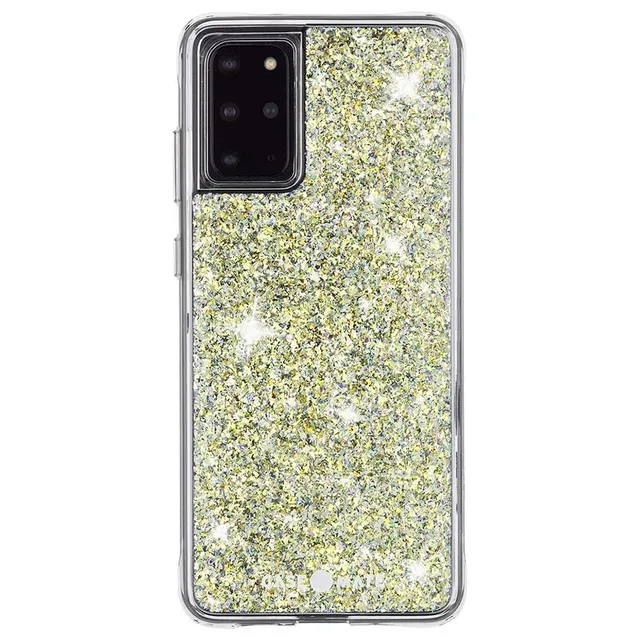 CASE-MATE Phone Cases Twinkle Stardust Galaxy S20+ coque rose argentée