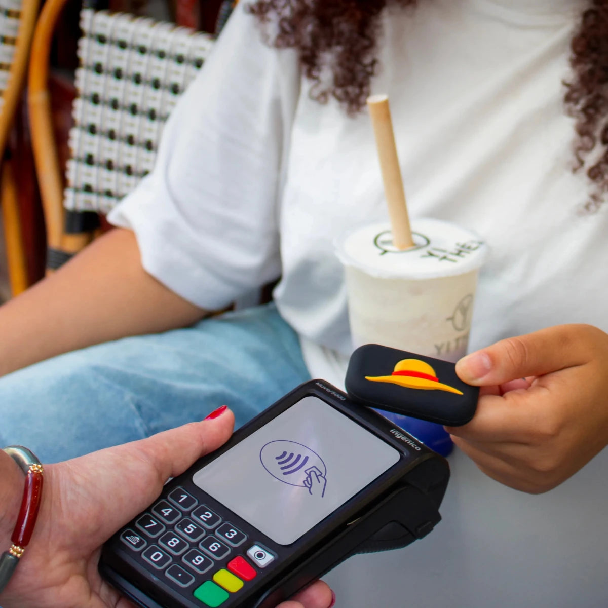 MoneyWalkie Tous les Walkies Walkie Chapeau de paille paiement sans contact